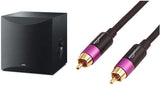 Yamaha 10 100W Powered Subwoofer – Black (NS-SW100BL)